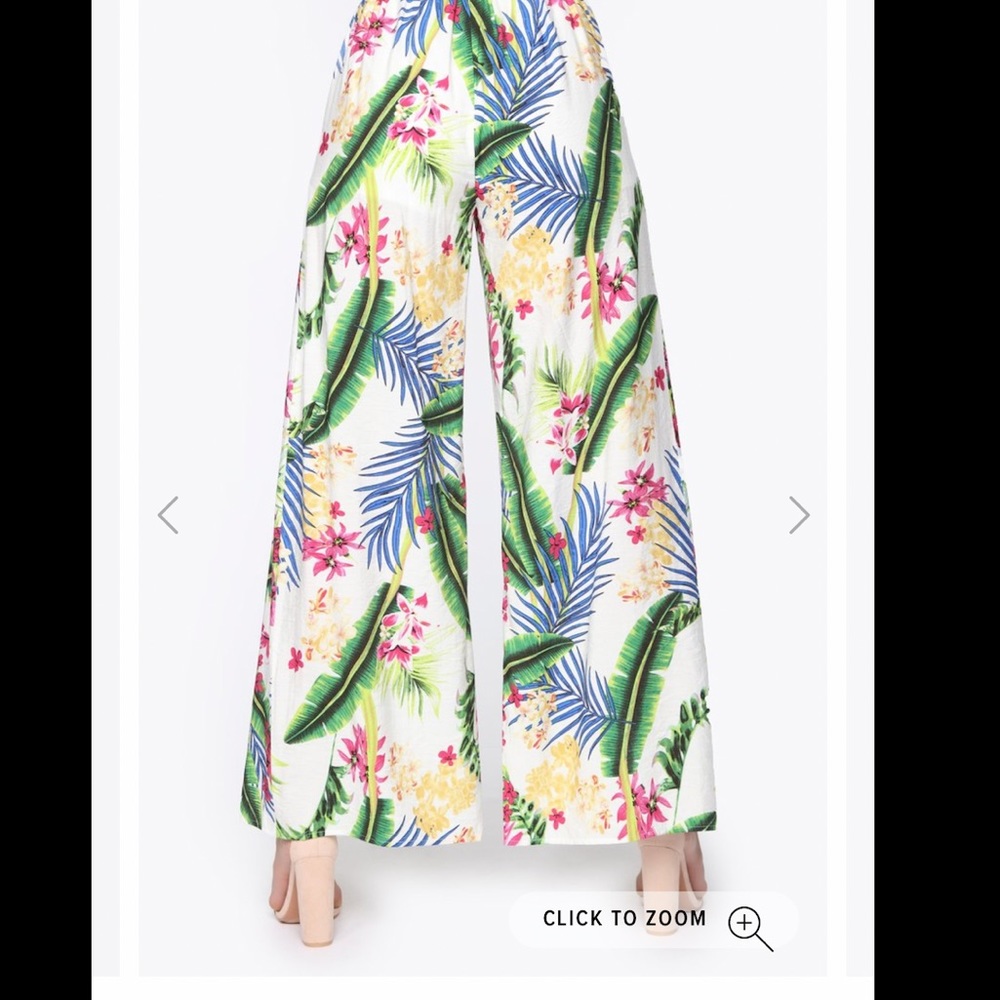 Tie Waist Flare Pants - Picture 7 of 7